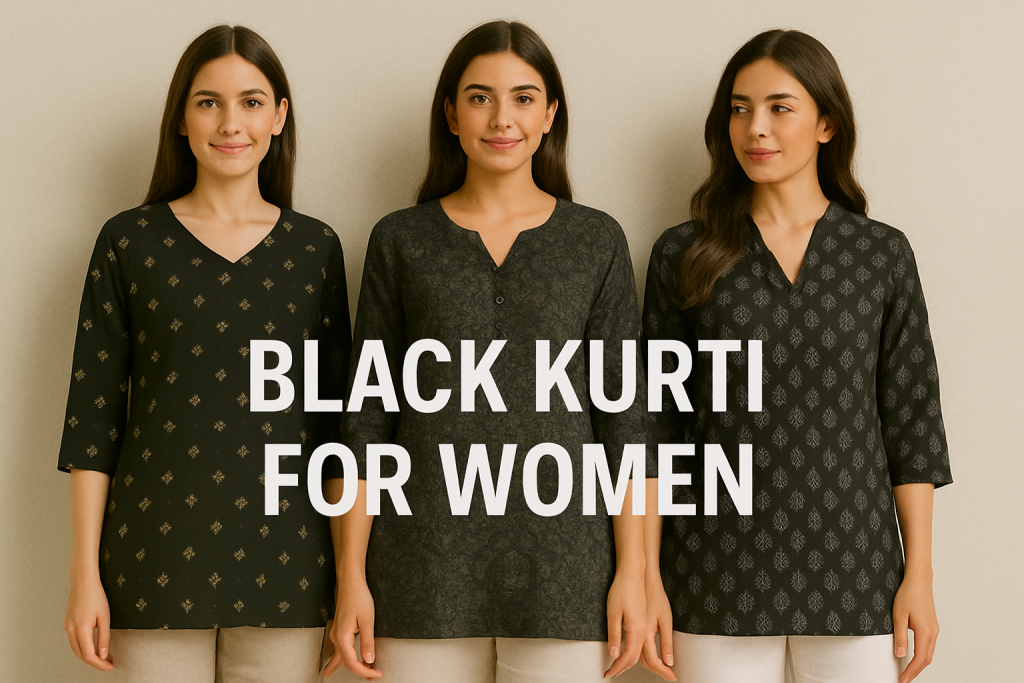 black kurti for women